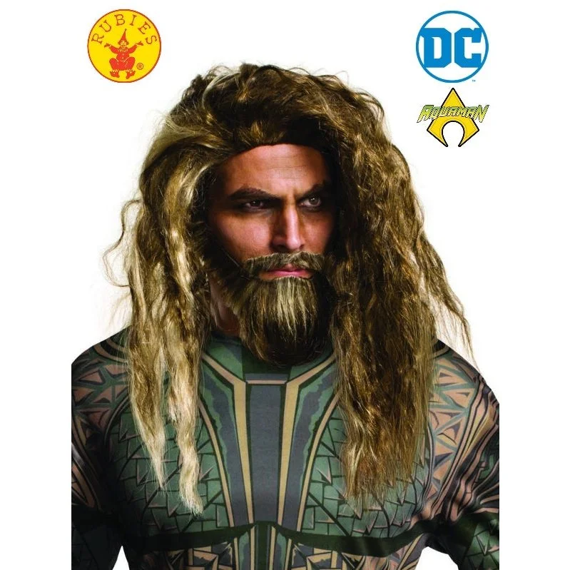 Aquaman Beard & Wig Set - Adult 3 Aquaman Beard & Wig Set - Adult