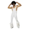 70s Glam Costume, White -Joker Scostumemega Store 70s glam costume white 289838