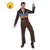 70's Guy Hippie Costume Size Std -Joker Scostumemega Store 70s guy hippie costume size std 561407