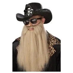 California Costumes 80's Blues Rocker Beard With Moustache