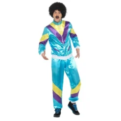 80s Height Of Fashion Shell Suit Costume, Mens -Joker Scostumemega Store 80s height of fashion shell suit costume mens 889178