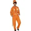 90s Stupid Tuxedo Costume - Orange -Joker Scostumemega Store 90s stupid tuxedo costume orange 797802