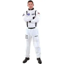 Underwraps Astronaut White Mens Costume -Joker Scostumemega Store astronaut white mens costume 720431
