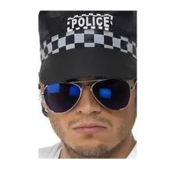 Aviator Specs, Mirror - Blue Mirror, Silver