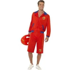Baywatch Beach Men's Lifeguard Costume