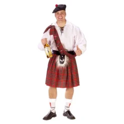 Fun World Big Shot Scot Mens Costume
