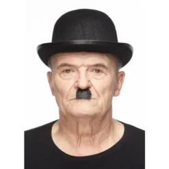 Black And Grey Chaplin Moustache