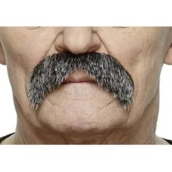 Black And Grey Mexican Moustache