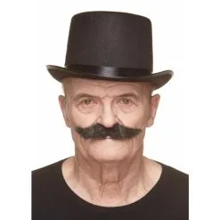 Black And Pepper Bushy English Moustache