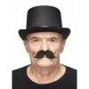Black Handle Bar Moustache 1 Black Handle Bar Moustache -Joker Scostumemega Store black handle bar moustache 899030