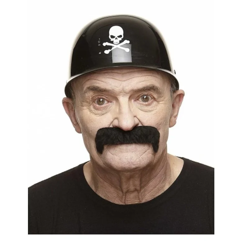 Black Wartime Moustache 3 Black Wartime Moustache