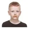 Blonde Short Handlebar Moustache Small -Joker Scostumemega Store blonde short handlebar moustache small 140083