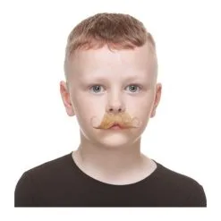 Blonde Short Handlebar Moustache Small