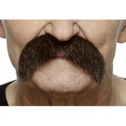 Brown Wild And West Moustache