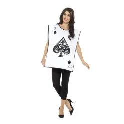 Carded Guard Costume, White -Joker Scostumemega Store carded guard costume white 820092