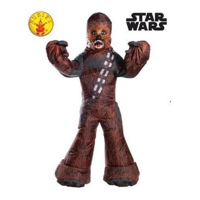 Chewbacca Inflatable Costume Size Std 3 Chewbacca Inflatable Costume Size Std