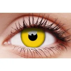 Crazy Contact Lens Yellow One Year