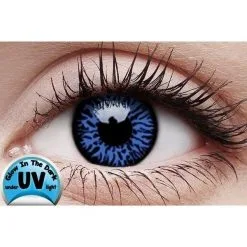 Crazy Lens Contacts - UV Glow Drax