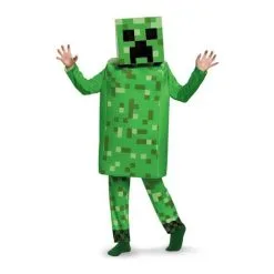 Disguise Costumes Creeper Deluxe Costume Child -Joker Scostumemega Store creeper deluxe costume child 143550