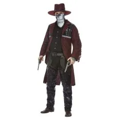 Deluxe Dark Spirit Western Cowboy Costume, Male -Joker Scostumemega Store deluxe dark spirit western cowboy costume male 351917