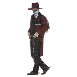 Deluxe Dark Spirit Western Cowboy Costume, Male -Joker Scostumemega Store deluxe dark spirit western cowboy costume male 783108
