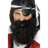 Deluxe Pirate Beard Black -Joker Scostumemega Store deluxe pirate beard black 483851