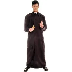 Underwraps Deluxe Priest Costume -Joker Scostumemega Store deluxe priest costume 592010