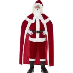 Deluxe Santa Claus Costume With Trousers