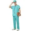 California Costumes Doctor Scrubs Men's Green Surgeon Costume