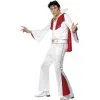 Elvis Costume Red & White -Joker Scostumemega Store elvis costume red white 241522