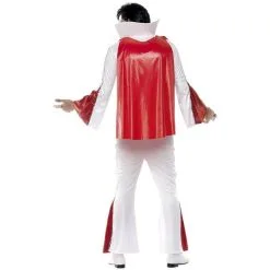 Elvis Costume Red & White -Joker Scostumemega Store elvis costume red white 932848