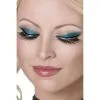 Eyelashes Black, With Crystals -Joker Scostumemega Store eyelashes black with crystals 671359