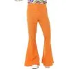 Flared Trousers, Mens - Orange -Joker Scostumemega Store flared trousers mens orange 912898