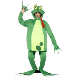 Frog Prince Costume, Top With Attached Gloves -Joker Scostumemega Store frog prince costume top with attached gloves 124490