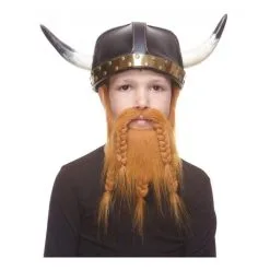 Ginger Viking Beard And Moustache Small