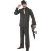Gold Pinstripe Gangster Costume -Joker Scostumemega Store gold pinstripe gangster costume 715140