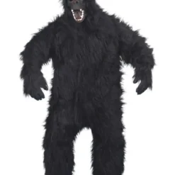 Gorilla Costume, Black With Bodysuit