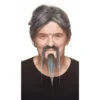 Grey Oriental Beard And Moustache -Joker Scostumemega Store grey oriental beard and moustache 297962