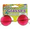 Tom Foolery Groovy Baby Pink Hippie Glasses -Joker Scostumemega Store groovy baby pink hippie glasses 310582