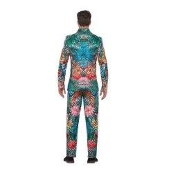 Hawaiian Tropical Flamingo Suit -Joker Scostumemega Store hawaiian tropical flamingo suit 912746