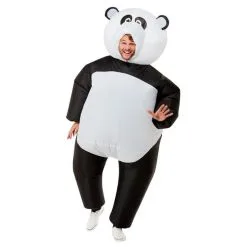 Inflatable Giant Panda Costume, Black & White -Joker Scostumemega Store inflatable giant panda costume black white 556998