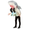 Inflatable Shark & Diver Costume, Grey -Joker Scostumemega Store inflatable shark diver costume grey 835028