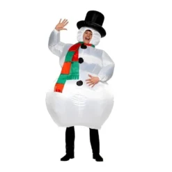 Inflatable Snowman Costume -Joker Scostumemega Store inflatable snowman costume 388534