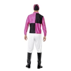 Jockey Costume Black & Pink -Joker Scostumemega Store jockey costume black pink 528634