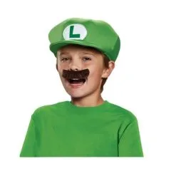 Disguise Costumes Luigi Child Hat And Moustache
