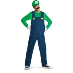 Disguise Costumes Luigi Deluxe Adult Costume