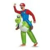 Disguise Costumes Mario Riding Yoshi Inflatable Adult Costume -Joker Scostumemega Store mario riding yoshi inflatable adult costume 422502