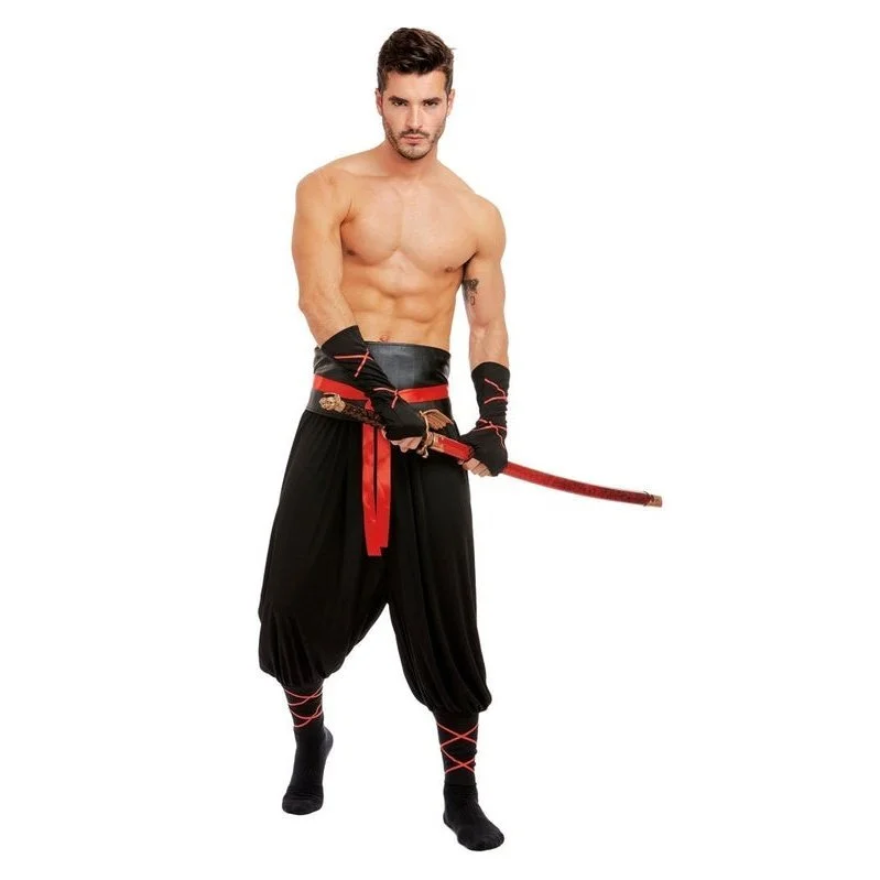 Dreamgirls Costumes Masked Ninja Mens Costume 4 Dreamgirls Costumes Masked Ninja Mens Costume - Image 2