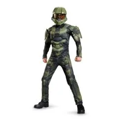 Disguise Costumes Master Chief Classic Muscle Costume