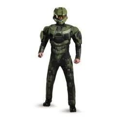 Disguise Costumes Master Chief Deluxe Adult Costume